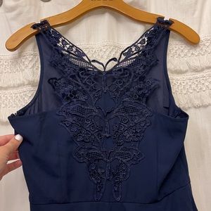 Altar’d State Navy Blue Dress